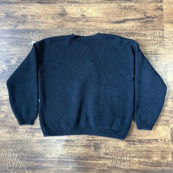 Vintage Christmas Cardigan Sweater Cotton Large - Picture 6 of 6